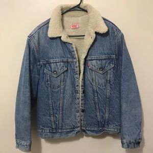 Men’s Size M Vintage Levi’s Sherpa Denim Jacket